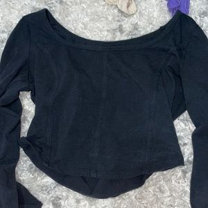 hollister baby tee cropped corset like